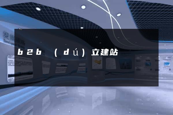 b2b獨(dú)立建站