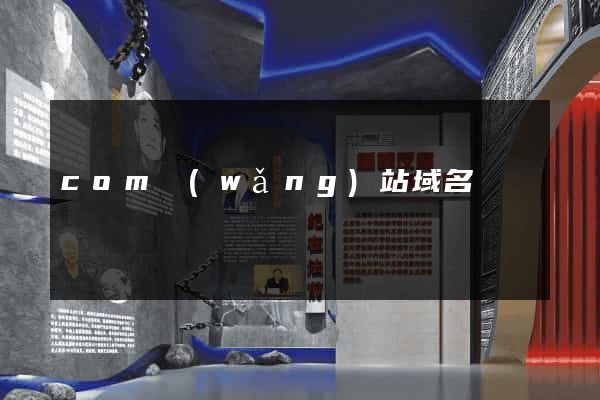 com網(wǎng)站域名