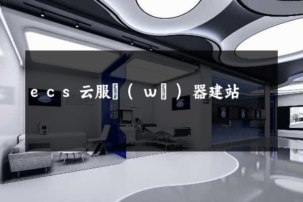 ecs云服務(wù)器建站