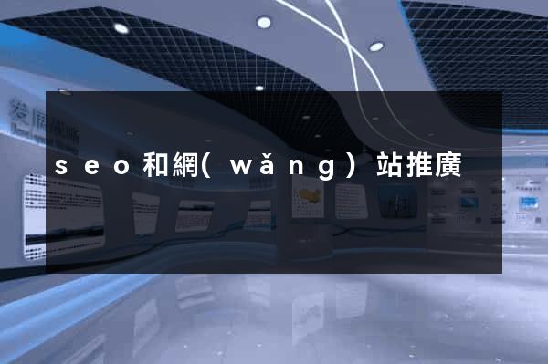 seo和網(wǎng)站推廣
