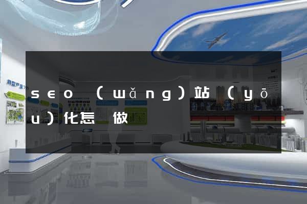 seo網(wǎng)站優(yōu)化怎樣做