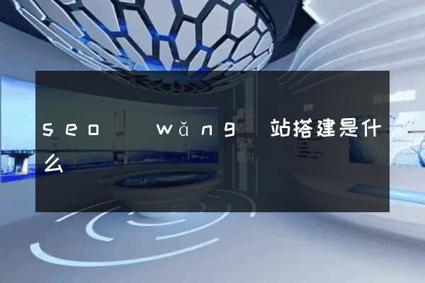 seo網(wǎng)站搭建是什么