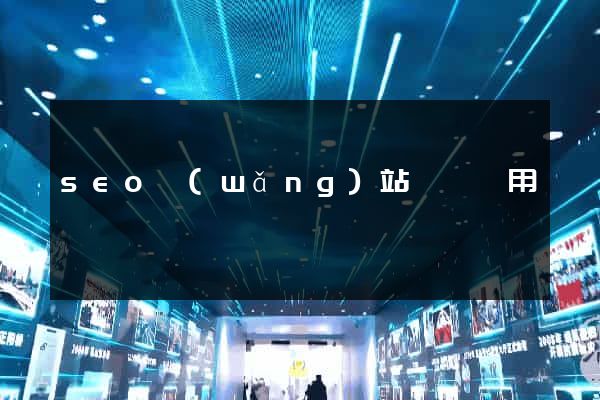 seo網(wǎng)站設計費用