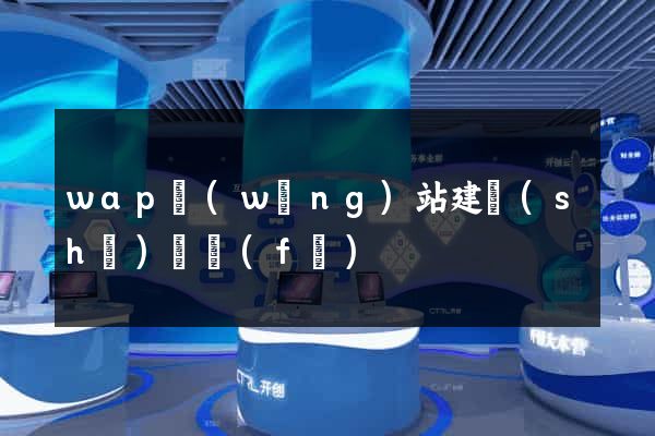 wap網(wǎng)站建設(shè)開發(fā)