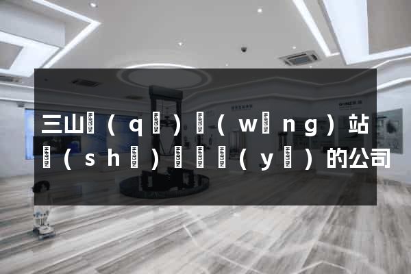 三山區(qū)網(wǎng)站設(shè)計專業(yè)的公司