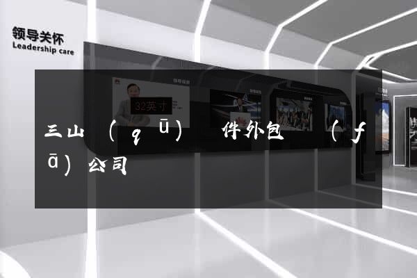三山區(qū)軟件外包開發(fā)公司
