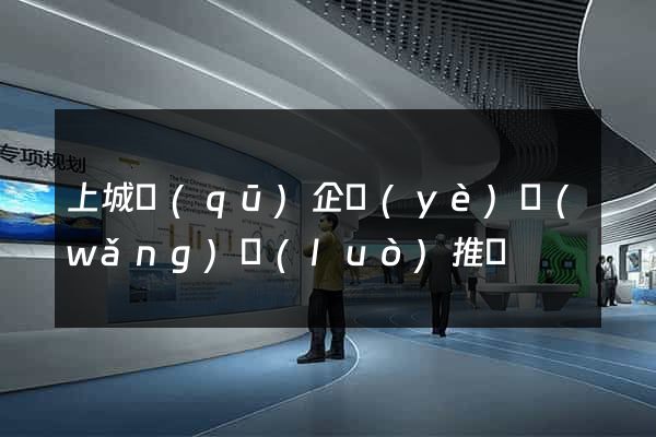 上城區(qū)企業(yè)網(wǎng)絡(luò)推廣