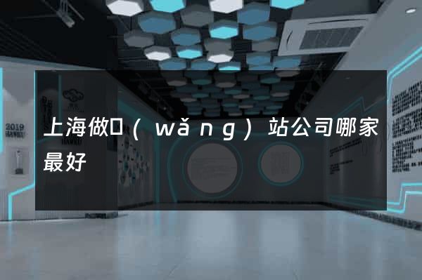 上海做網(wǎng)站公司哪家最好