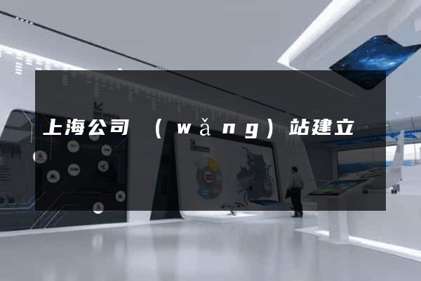 上海公司網(wǎng)站建立