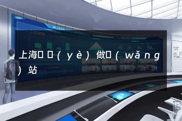 上海專業(yè)做網(wǎng)站