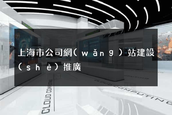 上海市公司網(wǎng)站建設(shè)推廣