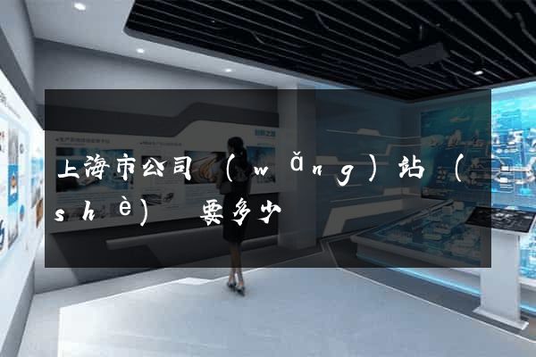 上海市公司網(wǎng)站設(shè)計要多少錢