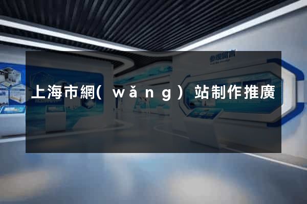上海市網(wǎng)站制作推廣