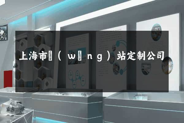 上海市網(wǎng)站定制公司