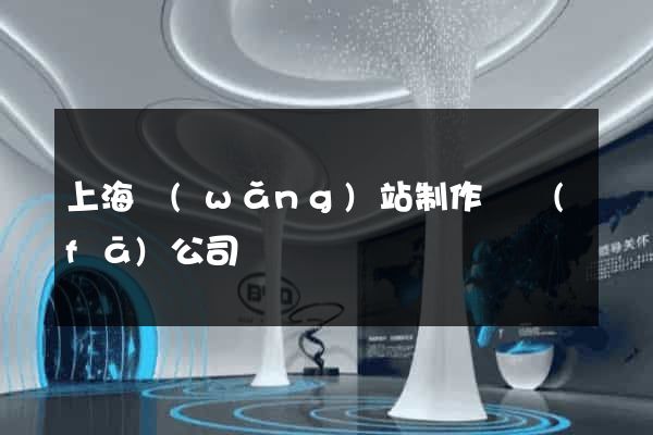 上海網(wǎng)站制作開發(fā)公司