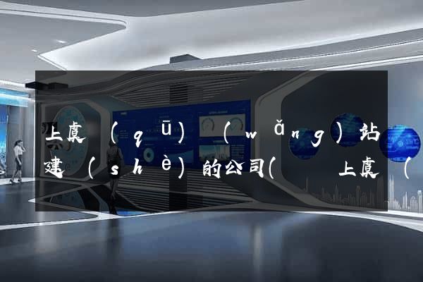 上虞區(qū)網(wǎng)站建設(shè)的公司(紹興上虞網(wǎng)絡(luò)科技有限公司)