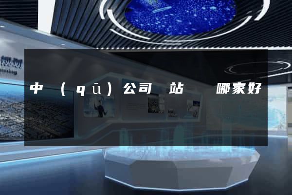 中區(qū)公司網站設計哪家好
