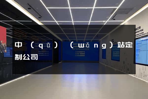 中區(qū)網(wǎng)站定制公司