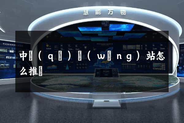 中區(qū)網(wǎng)站怎么推廣