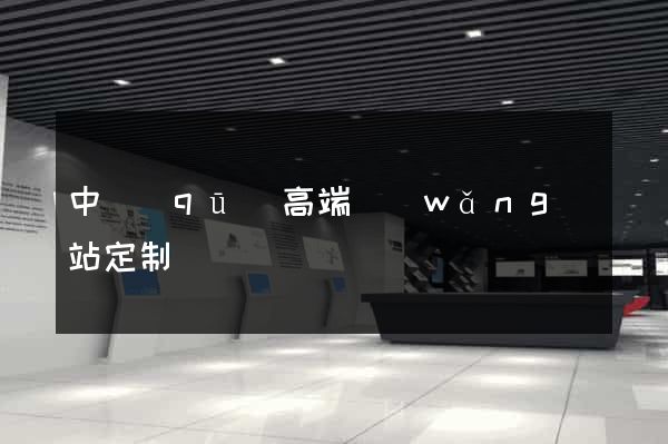 中區(qū)高端網(wǎng)站定制