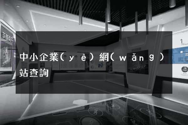 中小企業(yè)網(wǎng)站查詢