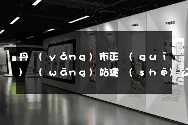 丹陽(yáng)市正規(guī)網(wǎng)站建設(shè)公司