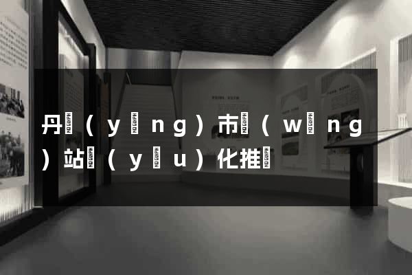丹陽(yáng)市網(wǎng)站優(yōu)化推廣