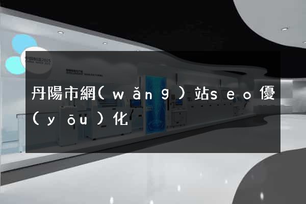 丹陽市網(wǎng)站seo優(yōu)化
