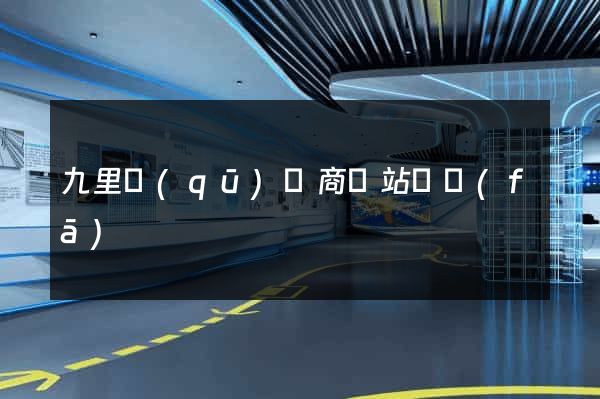 九里區(qū)電商網站開發(fā)