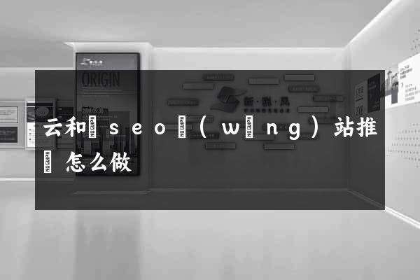 云和縣seo網(wǎng)站推廣怎么做