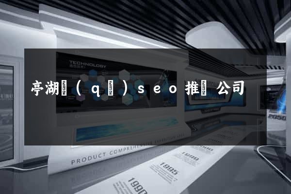 亭湖區(qū)seo推廣公司