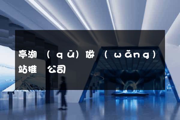 亭湖區(qū)做網(wǎng)站推廣公司