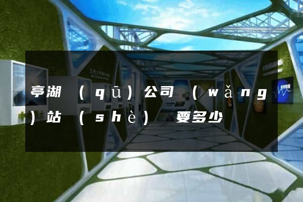 亭湖區(qū)公司網(wǎng)站設(shè)計要多少錢