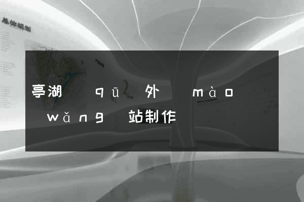亭湖區(qū)外貿(mào)網(wǎng)站制作