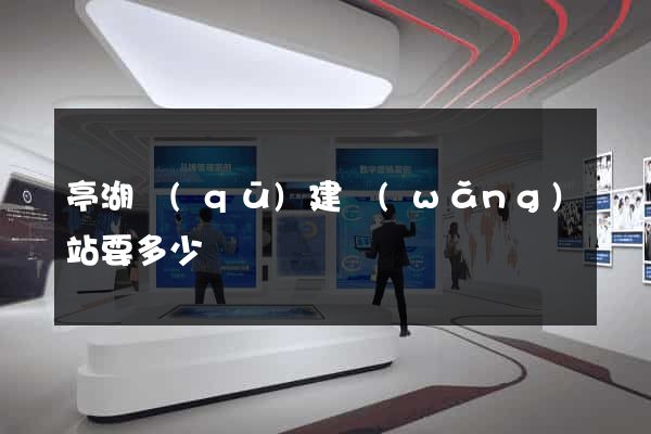 亭湖區(qū)建網(wǎng)站要多少錢