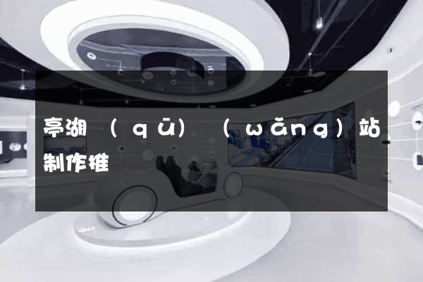 亭湖區(qū)網(wǎng)站制作推廣