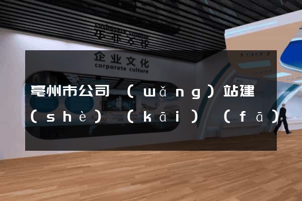 亳州市公司網(wǎng)站建設(shè)開(kāi)發(fā)