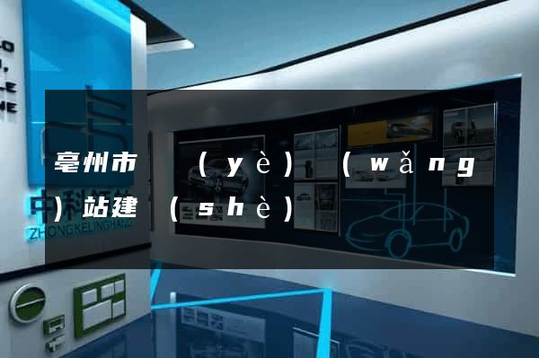 亳州市專業(yè)網(wǎng)站建設(shè)