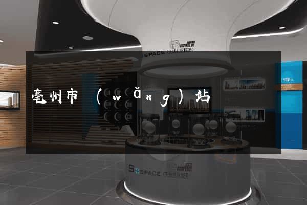 亳州市網(wǎng)站營銷