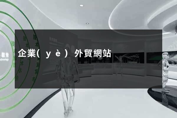 企業(yè)外貿網站