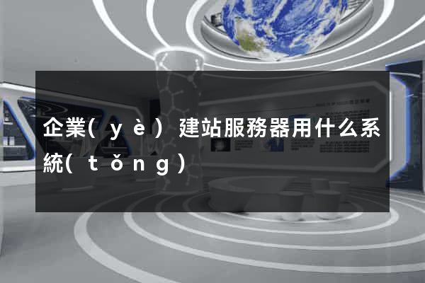 企業(yè)建站服務器用什么系統(tǒng)