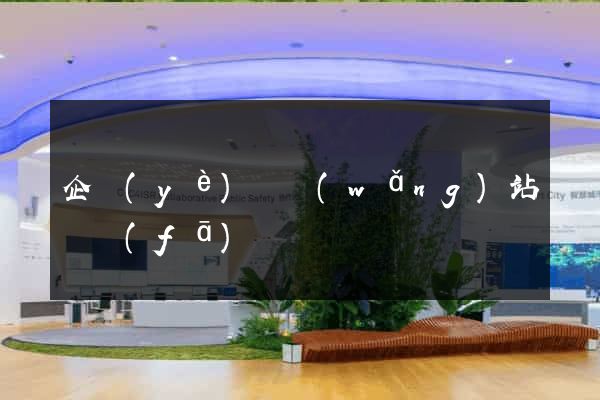 企業(yè)級網(wǎng)站開發(fā)