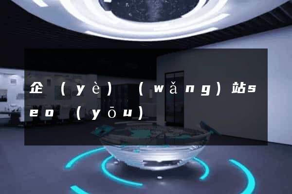 企業(yè)網(wǎng)站seo優(yōu)