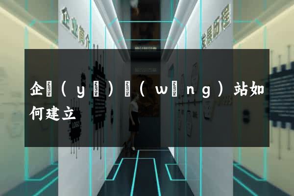 企業(yè)網(wǎng)站如何建立