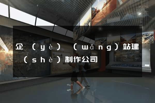 企業(yè)網(wǎng)站建設(shè)制作公司