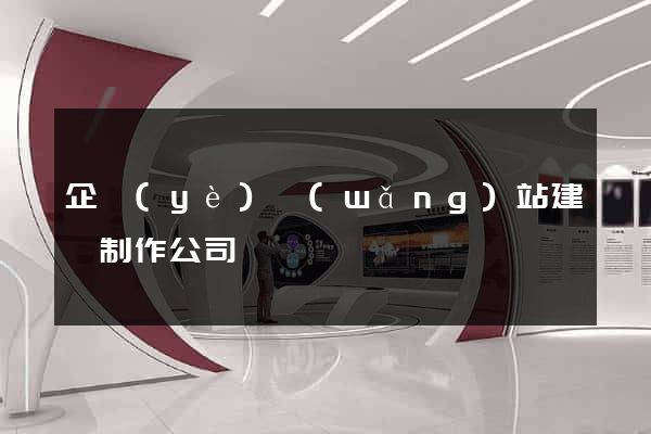 企業(yè)網(wǎng)站建設制作公司