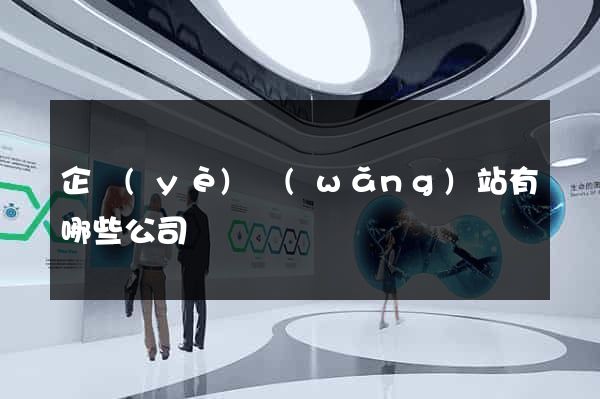 企業(yè)網(wǎng)站有哪些公司