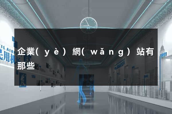 企業(yè)網(wǎng)站有那些