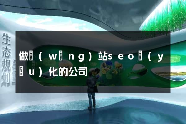 做網(wǎng)站seo優(yōu)化的公司