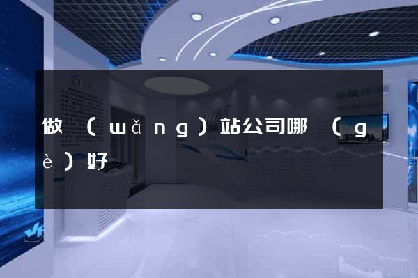 做網(wǎng)站公司哪個(gè)好